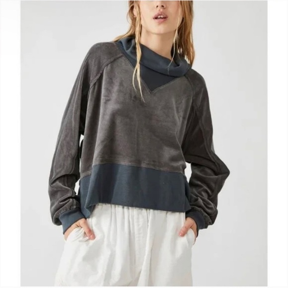 Fp Movement Women's Last Chance Pullover Charcoal - Picture 3 of 11